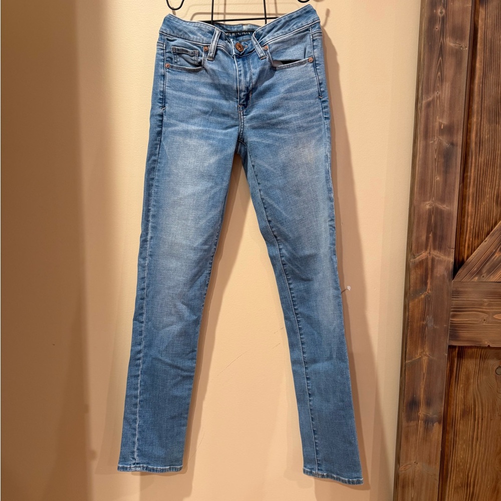 American Eagle Outfitters Light Blue Skinny Jeans for Women